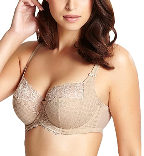 Panache Women's Envy Full Cup Everyday Bra, Beige (Nude), 32H
