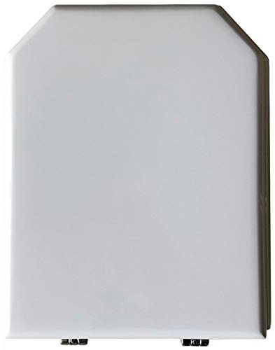 Copriwater Cesame DECO 'BIANCO Cerniera Cromo-Sedile-Asse Wc