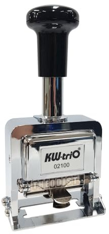 Kw-Trio Paganierstempel Nummeroteur 0260 -Stellig Druckfarbe Schwarz TOP NEU