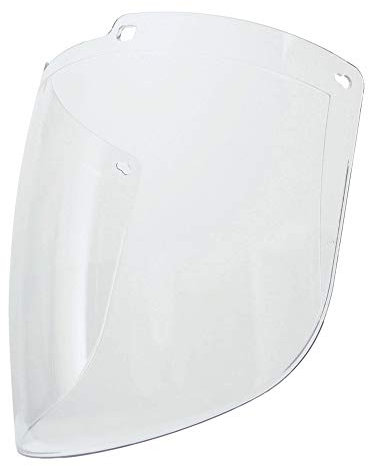 Honeywell 1031744 Turboshield transparentes Visier aus Polycarbonat zur Verwendung Turboshield, beschlagfreie und hartbeschichtete Linse, torisch geformt (1 Stück)
