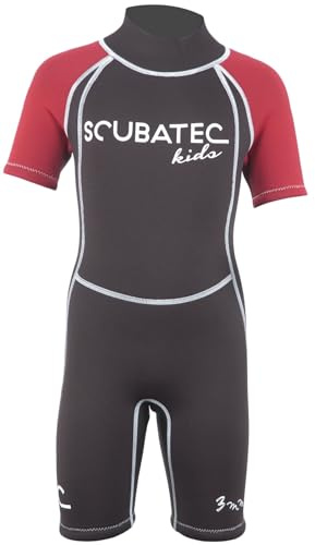 Scubatec 3 mm Muta in neoprene per bambini “Kids Wave“, Rot