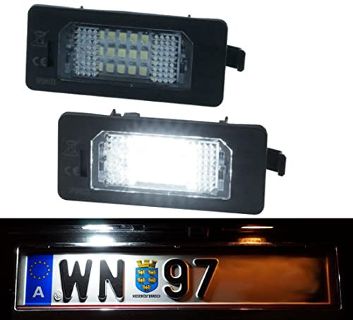 Do!LED 135X LED Kennzeichenbeleuchtung Xenon Weiss mit E-Prüfzeichen