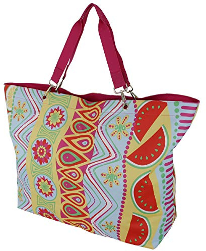 Strandtasche XXL Mit Reißverschluss 100% Baumwolle extra Groß und Leicht präsentiert von JeJo Bags®