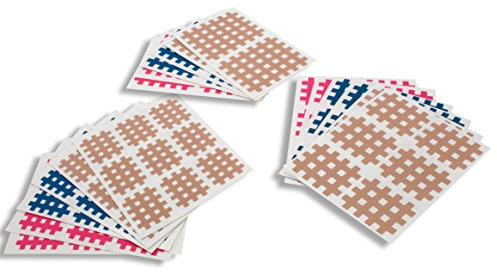 AFH Cross Tape Exklusiv | verschiedene Ausführungen (MIX-BOX | 102 Stück | Größe 1 bis 3, farbsortiert | beige, blau, pink)