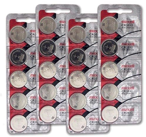 CR2032 3V Micro Lithium coin Cell Battery Maxell Original Hologram pack CR-2032 - 20 Pack