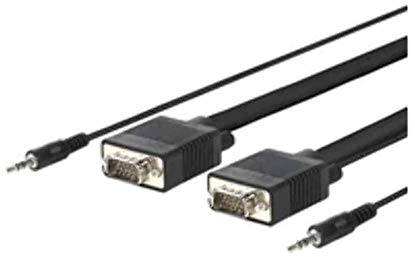 Vivolink 30m Vga + 3.5mm M/m VgA-Kabel Vga (D-Sub) Schwarz (provgas30)