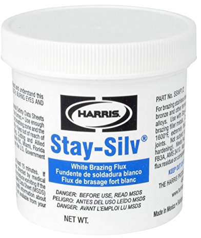 Harris SSWF1 Stay Silv Brazing Flux, 1 lb. Jar, White