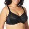 Elomi Women's Cate Underwire Full Cup Banded Bra Coverage,Black,46HH
