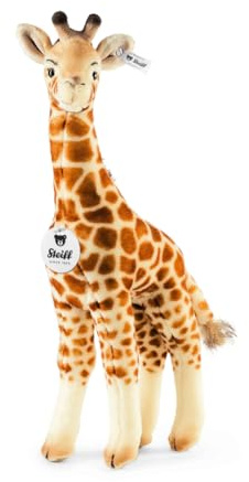 Steiff Kuscheltier Bendy Giraffe, Süßes Stofftier mit Kunststoffaugen, Kinder, Jungen & Mädchen, Plüschtier 45 cm, Mehrfarbig, 068041