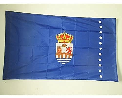 AZ FLAG Bandera Provincia de Orense 150x90 cm Poliéster 100D Funda | Uso interior y exterior Enseña costuras dobles y bordes reforzados con funda para mástil