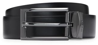 HUGO Herren Elvio-U Gürtel, per pack Schwarz (Black 002),90