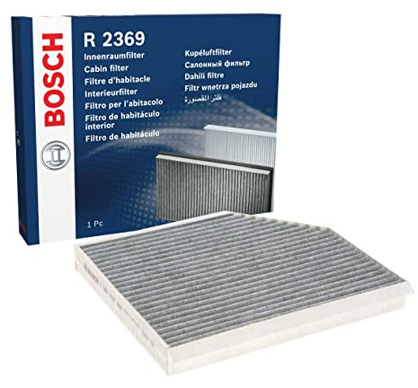 Bosch R2369 Activated Carbon Cabin Filter, Replacement Filter - Against Unpleasant Smells, Pollen and Dust for Cleaner Air Inside the Vehicle