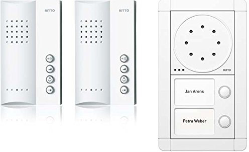 Ritto Portier Audio Set Freisprechstelle 2 WE, inklusive 50 Plus Punkte, weiß, RGE1891470