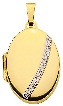Medaillon Anhänger, Kettenanhänger aus 333 Gold 8 Karat