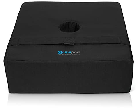 Gravipod - Base quadrata pesante di 45 cm per parasole/ombrellone - 50,0 Kg