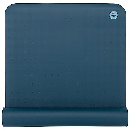 Bodhi Yogamatte ECO PRO | 100% Naturkautschuk | Extrem Rutschfest | 100% natürlich & umweltfreundlich | Profi-Matte für Yoga & Pilates | Ideal für dynamisches Yoga | 185 x 60 x 0,4 cm | ozean