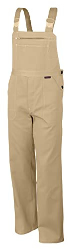 Qualitex Latzhose BW 320 g - Unisex Arbeitshose 'Favorit' - strapazierfähiger Blaumann für Männer und Frauen