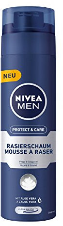 NIVEA Men, 6er Pack Rasierschaum für Männer, 6 x 200 ml Spender, Original-Mild