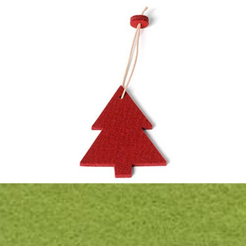 Hey-Sign Filz-Anhänger Tannenbaum - 9.5x8cm - maigrün