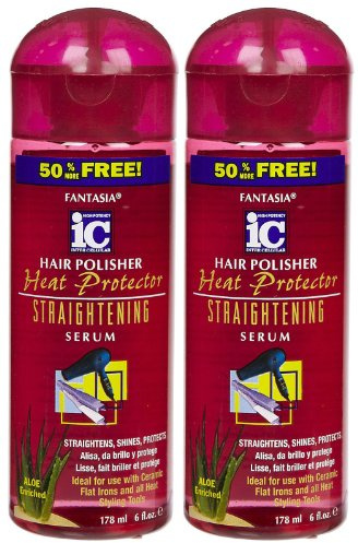 Fantasia IC Polish Heat Protect Serum, 6 oz, 2 pk