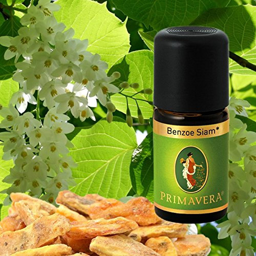 Primavera Bio Duftöle für Aromatherapie zu je 5ml, Duft:Benzoe Siam Bio