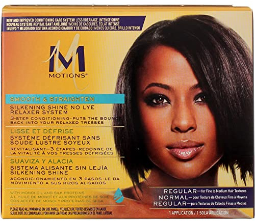 Motions Smooth and Straighten Silkening Shine No-Lye Relaxer System