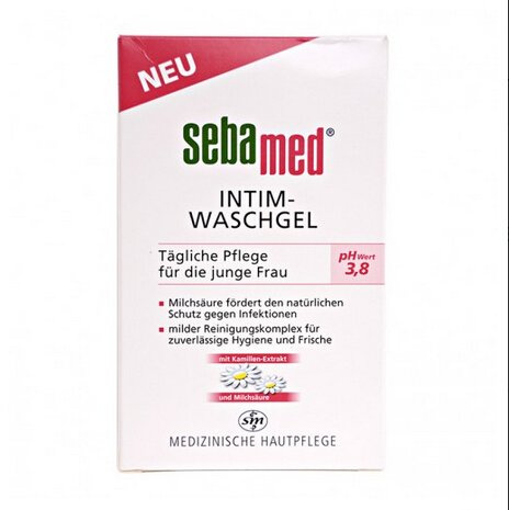 SPEED 2xSebamed Intimwaschgel Tägliche Pflege für die junge Frau 200ml