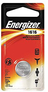Energizer ECR1616BP Lithium 3 V Non-rechargeable Battery – Batteries (Lithium, Button/coin, 3 V, 1 pc (S), CR1616, 55 mAh)