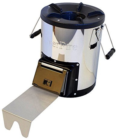 SilverFire Survivor Rocket Wood Burning Stove Stainless Steel