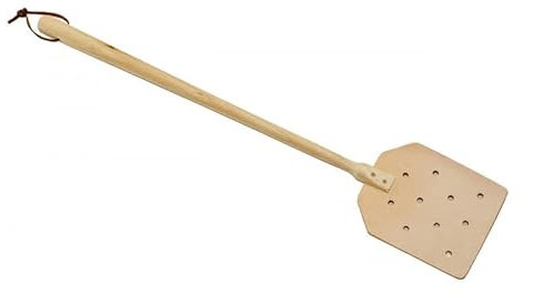 Tapette à mouches en cuir
