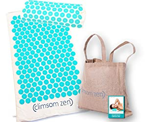Climsom Zen Akupressurmatte und Kissen (blau)
