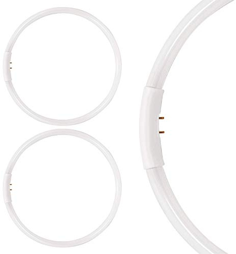 (Pack Of 2) FC22T5/865 - 9 T5 Flurescent Circline - 22 Watt - 6500K Daylight - G10q Base (4 Pins On Inside) - FC9T5/865