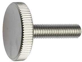 Rändelschraube M5x10 (DIN 653). Edelstahl, rostfrei