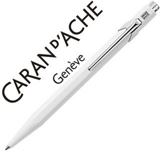 Caran D'Ache 849-001 Stylo à bille Blanc