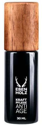 EBENHOLZ skincare Gesichtscreme AntiAge Männer, Hyaluron & Vitamin E, 30 ml | Anti-Age Pflege für Männer mit Hyaluron & Vitamin E. Glättet Linien, stärkt Haut & verfeinert Poren.