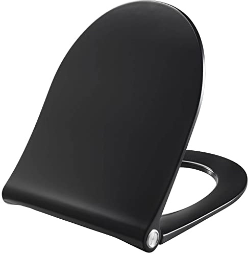 Pressalit Sway D WC-Sitz mit Deckel softclosing-quickrelease Schwarz