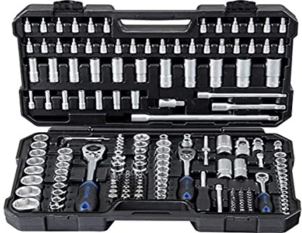 Projahn 8663 - Estuche para llaves de vaso, 48 dientes, 182 piezas