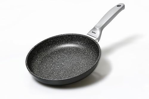 RISOLI' | GRANITO, Padella Antiaderente per Induzione e Gas Ø20cm, Alto Spessore, in Alluminio Fuso e Rivestimento in Granito, Made in Italy