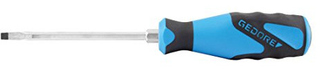 GEDORE Giravite a InTaglio con Cappuccio a Percussione, Cacciavite, Giravite Scalpello, Impugnatura Tricomponente, Lungo 320 mm, Utensile, 2154SK 12