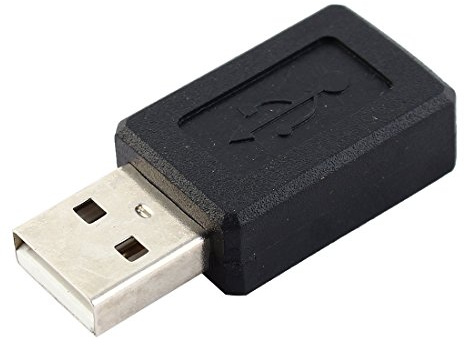 uxcell 1 Pack PC Computer USB 2.0 A Male to USB B Mini 5 Pin Female Adapter Converter