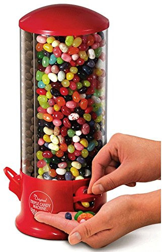 Spender Bonbons Kaugummi Erdnüsse – X3 Fächer – 29 x 13 cm