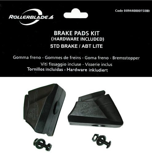 Rollerblade Rollen Brake Pad STD 2 PCS, Schwarz, One Size