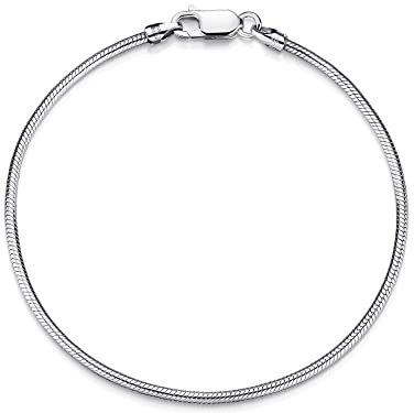 Schlangenkette Armband 2mm - 925 Silber - Länge 16-25cm