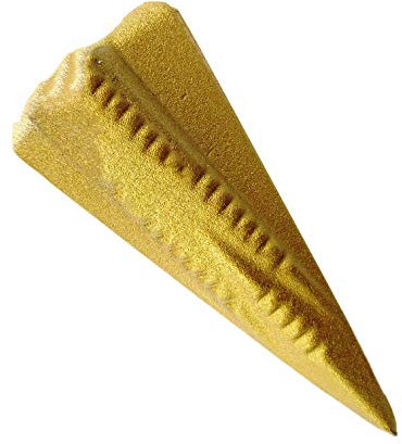 Holz-Spaltgranate 17 x 7 cm - 1,5 kg schwer - Massiv & sicher - Spaltkeil Holzspalter