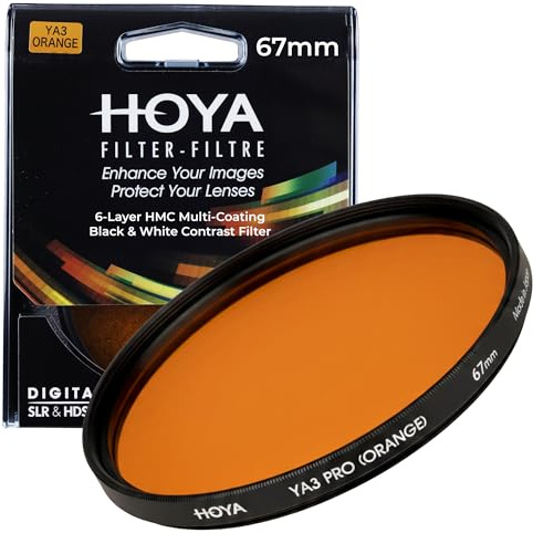 Hoya Filtre HMC 67 mm ya3 Filtre rond – Orange