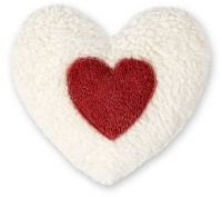 efie de huesos de cereza COJÍN de calor Corazón Rojo, cultivo orgánico, certificado GOTS, 100% fabricado en Alemania.