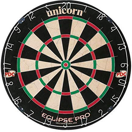 Unicorn Einhorn Eclipse Pro Borsten Dartboard, Schwarz, EinheitsgröÃŸe