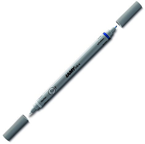 Lamy Markierstift (Größe M, Stärke F) - 3er Pack (6er Pack, Feinlinierset) - Wasserlöslich, Polypropylen (PP), Schwarz, Rot, Blau - Erwachsene