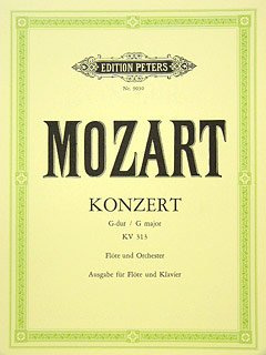 KONZERT 1 G-DUR KV 313 (285C) FL ORCH - arrangiert für Querflöte - Klavier [Noten / Sheetmusic] Komponist: MOZART WOLFGANG AMADEUS [Gebundene Ausgabe]