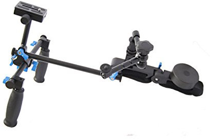 DYNASUN Schulter Stativ Videostativ Profi FTV50 Kamera Halterung verstellbar